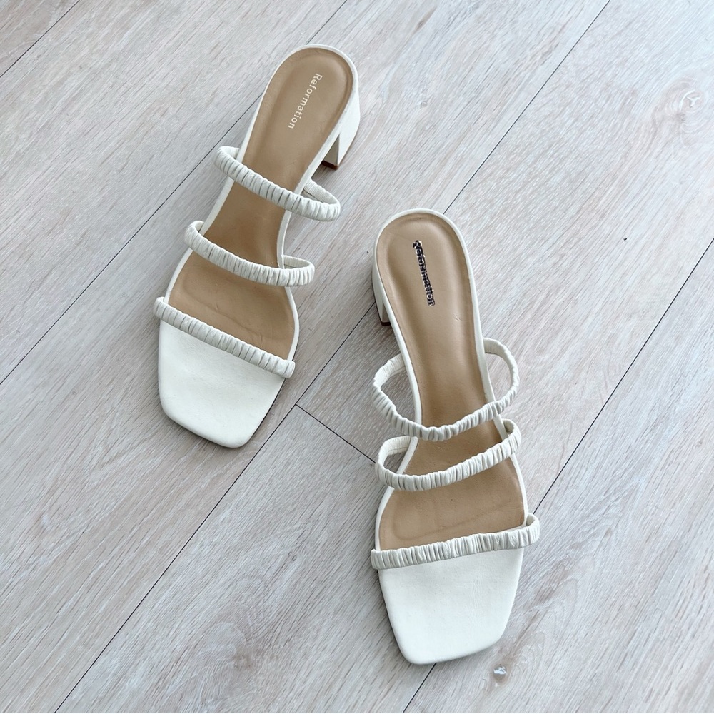 Reformation Assunta Block Heel